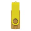 4GB Bamboo USB Drives Yellow